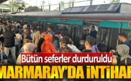 Marmaray’da İntihar Girişimi: Seferler Durduruldu, Genç Kadın Trenin Altından Çıkarılmaya Çalışılıyor