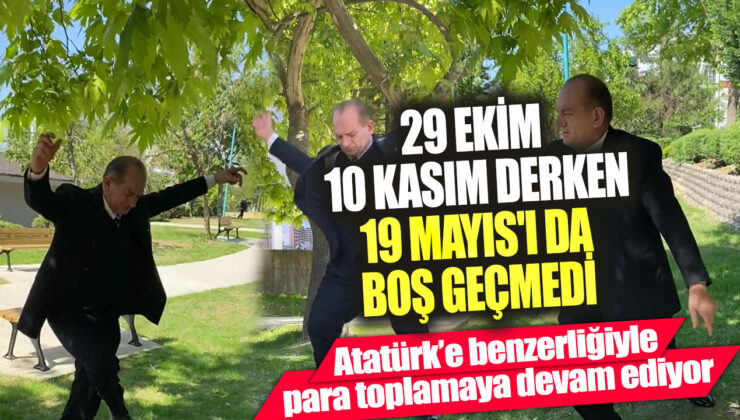 Mustafa Kemal Atatürk’e Benzeyen Serdar Görel, Zeybek Oynayarak Gündeme Oturdu!