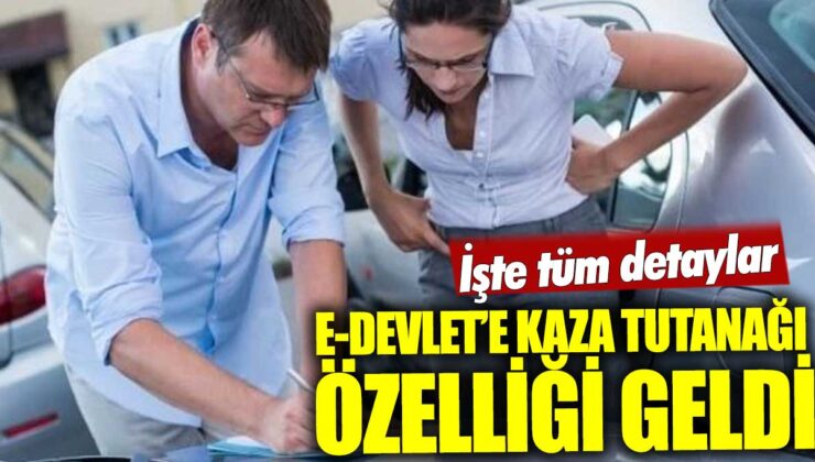 Trafik Kazalarında Dijital Devrim: Artık Kaza Tutanağı e-Devlet Üzerinden!