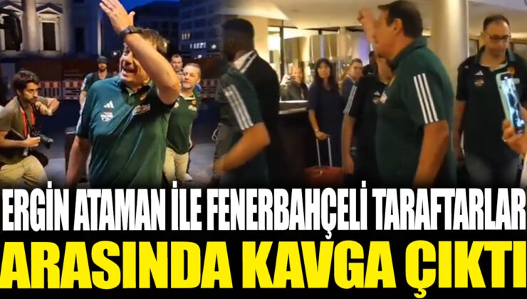 Fenerbahçe Bekolu Taraftarlar ile Ergin Ataman Arasında Hararetli Bir Kavga!