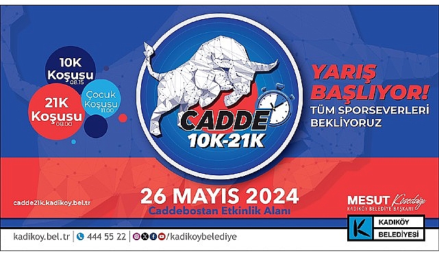 Cadde 21K Yarışları Kadıköy’de Heyecanla Başlıyor
