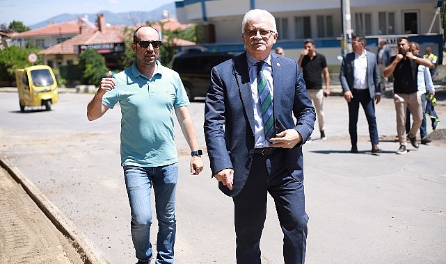 Burhaniye’de Enver Güreli Caddesi Yenileniyor!