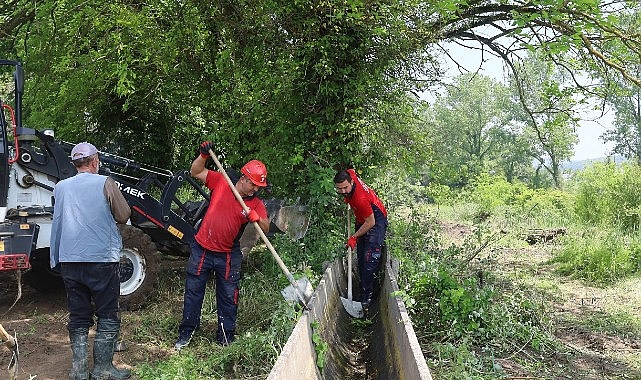 Kocaeli’de çiftçilere destek: Sulama kanalları temizlendi!