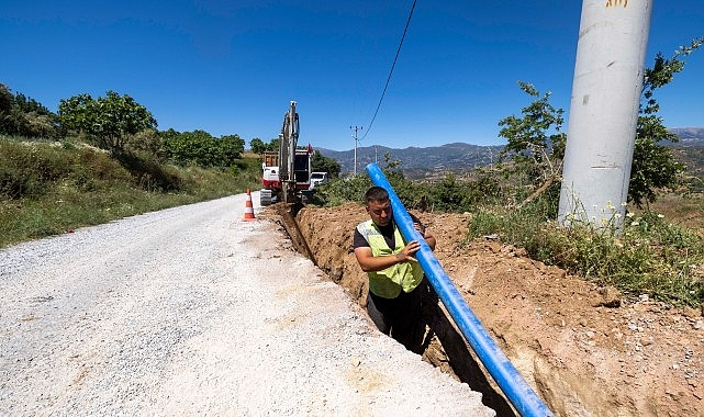 İZSU, Kiraz’da 71 km içme suyu hattı inşa ediyor