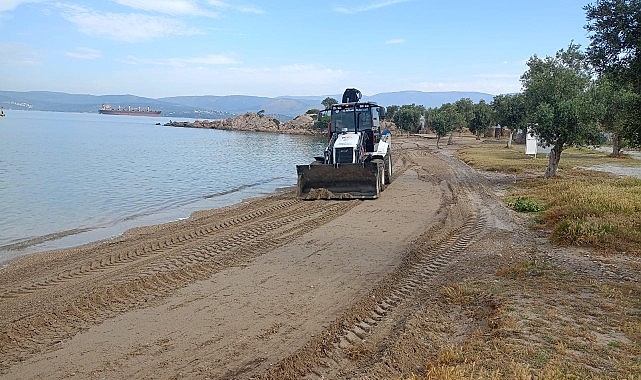 Milas’ta Sahil Düzenlemeleri Hız Kesmeden Devam Ediyor